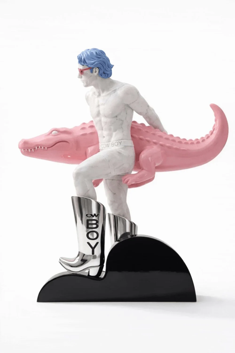 F*ck NY Cowboy - digital study; AI-assisted visual exploration, not a physical installation
