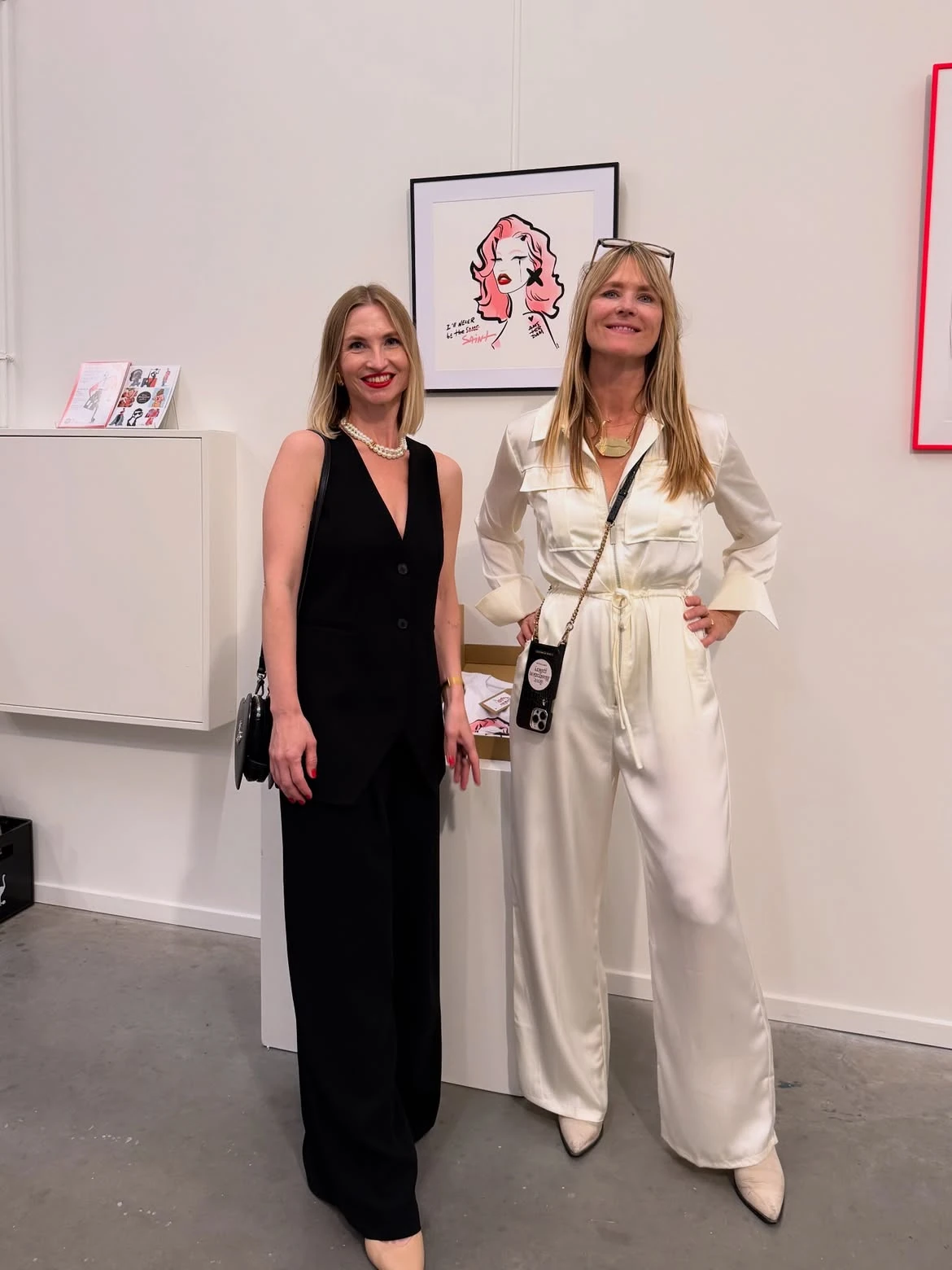 Zina with Anneke at Amsterdam Modestad